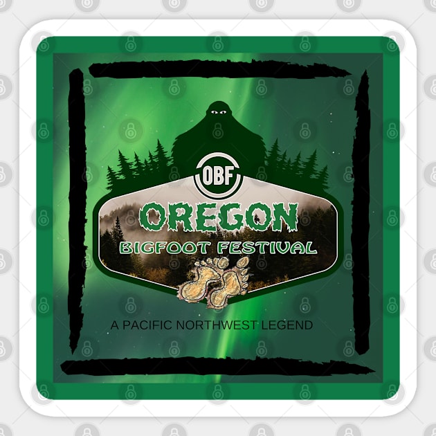 Oregon Bigfoot Festival Legend Sticker by OregonBigfoot